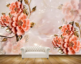 Avikalp MWZ0330 Pinkish Red Flowers HD Wallpaper
