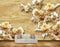 Avikalp MWZ0336 Yellow White Flowers Leaves Butterflies HD Wallpaper
