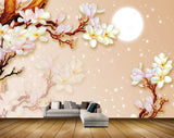 Avikalp MWZ0365 White Flowers Sun HD Wallpaper