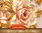 Avikalp MWZ0372 Pink Flowers Yellow Leaves HD Wallpaper