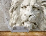 Avikalp MWZ0374 White Lion 3D HD Wallpaper