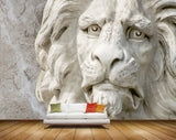 Avikalp MWZ0374 White Lion 3D HD Wallpaper
