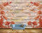 Avikalp MWZ0393 Red Flowers White Fishes HD Wallpaper