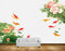 Avikalp MWZ0425 Orange Yellow Fishes Flowers Leaves HD Wallpaper
