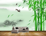 Avikalp MWZ0530 Birds Trees Boat River HD Wallpaper