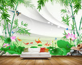 Avikalp MWZ0542 Birds Plants Fishes Flowers Butterflies Stones 3D HD Wallpaper