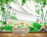 Avikalp MWZ0542 Birds Plants Fishes Flowers Butterflies Stones 3D HD Wallpaper