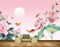 Avikalp MWZ0545 Pink Flowers Fishes Orange Butterflies HD Wallpaper