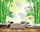 Avikalp MWZ0552 Stones Butterflies Birds Trees 3D HD Wallpaper