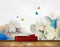 Avikalp MWZ0579 Butterflies White Flowers HD Wallpaper