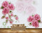 Avikalp MWZ0623 Pink Rose Flowers Leaves HD Wallpaper