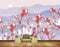 Avikalp MWZ0630 Pink White Flowers Moon HD Wallpaper