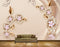 Avikalp MWZ0640 White Golden Flowers HD Wallpaper