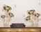 Avikalp MWZ0655 Golden Flowers HD Wallpaper