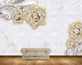 Avikalp MWZ0681 White Yellow Flowers HD Wallpaper