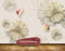 Avikalp MWZ0706 White Flowers Butterflies HD Wallpaper