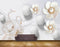 Avikalp MWZ0724 White Flowers Swans HD Wallpaper