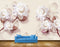 Avikalp MWZ0773 White Flowers Leaves HD Wallpaper