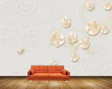 Avikalp MWZ0824 White Yellow Flowers 3D HD Wallpaper