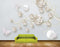 Avikalp MWZ0854 White Flowers Branches Butterflies HD Wallpaper