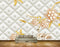Avikalp MWZ0857 Pink Golden Flowers Plants Cranes HD Wallpaper