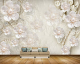 Avikalp MWZ0878 White Flowers HD Wallpaper