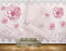 Avikalp MWZ0887 Pink White Flowers Butterflies HD Wallpaper