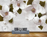 Avikalp MWZ0898 White Flowers HD Wallpaper