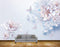 Avikalp MWZ0909 White Flowers Butterflies HD Wallpaper