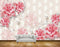 Avikalp MWZ0943 Pink Flowers Pearls Leaves HD Wallpaper