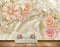 Avikalp MWZ1014 Peach Flowers Butterflies HD Wallpaper