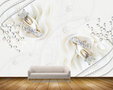 Avikalp MWZ1040 Diamond Rings Flowers HD Wallpaper