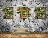 Avikalp MWZ1200 Plants Stones Leaves HD Wallpaper
