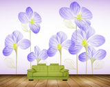 Avikalp MWZ1310 Purple Flowers HD Wallpaper