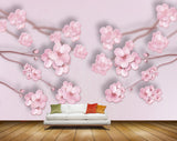 Avikalp MWZ1311 Pink Flowers HD Wallpaper