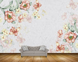 Avikalp MWZ1313 Pink Yellow Flowers HD Wallpaper