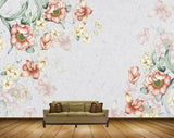 Avikalp MWZ1313 Pink Yellow Flowers 3D HD Wallpaper