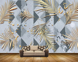Avikalp MWZ1337 Golden Leaves HD Wallpaper