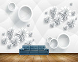Avikalp MWZ1366 White Flowers HD Wallpaper