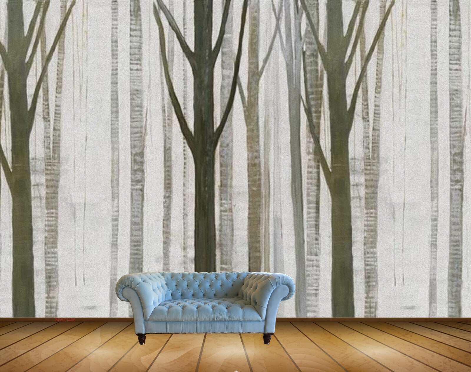 Avikalp MWZ1406 Brown Trees HD Wallpaper