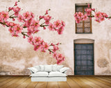 Avikalp MWZ1437 Pink Flowers Branches Windows HD Wallpaper