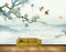Avikalp MWZ1521 White Flowers Sun Birds Boat HD Wallpaper