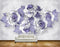 Avikalp MWZ1532 White Purple Flowers HD Wallpaper