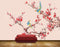 Avikalp MWZ1545 Pink White Flowers Birds Branches HD Wallpaper
