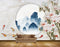 Avikalp MWZ1557 White Pink Flowers Fishes Moon HD Wallpaper