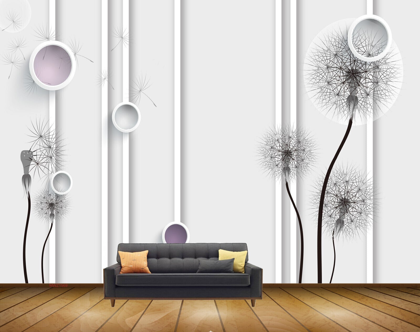 Avikalp MWZ1569 Spider Flowers Plants 3D HD Wallpaper