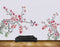 Avikalp MWZ1585 Pink White Flowers Birds Trees HD Wallpaper