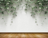 Avikalp MWZ1593 Green Leaves Creepers 3D HD Wallpaper