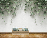 Avikalp MWZ1593 Green Leaves Creepers 3D HD Wallpaper