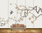 Avikalp MWZ1631 White Yellow Flowers Birds HD Wallpaper